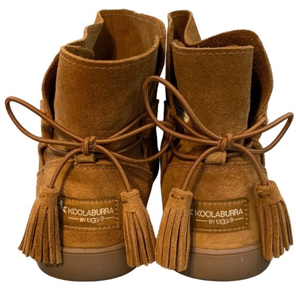 Koolaburra by UGG Skyller Suede Tassel Booties Womens 6 SN 1092579 - Picture 3 of 6